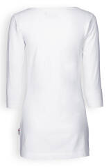 T-shirt long Femme - Manche 3/4 blanc
