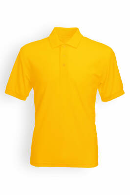 Poloshirt Gelb Piqué Unisex