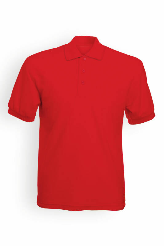 Poloshirt Rot Piqué Unisex
