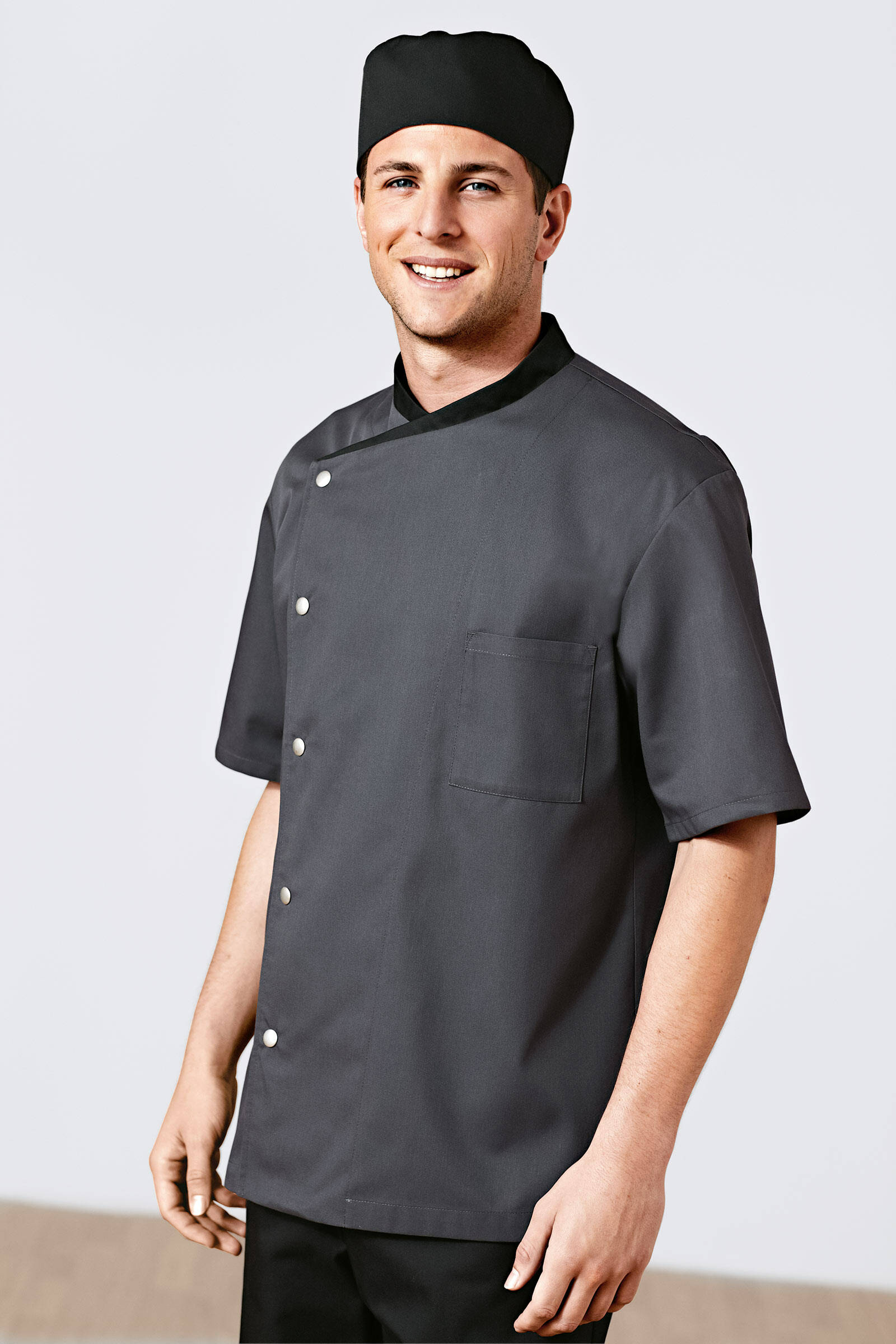 Unisex Kochjacke Chef Jacke Uniform Langarm Bäckerjacke - Foto 10