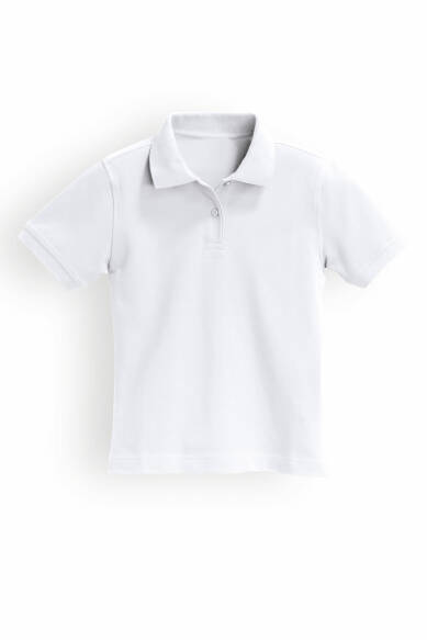 Poloshirt Piqué für Damen Weiß