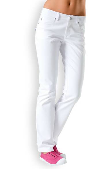 Damenhose SLIGHT FIT Weiß Jeans Stretch