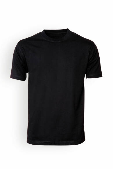 Shirt Herren Industriewäsche geeignet nach EN ISO 15797 - 1/2 Arm schwarz