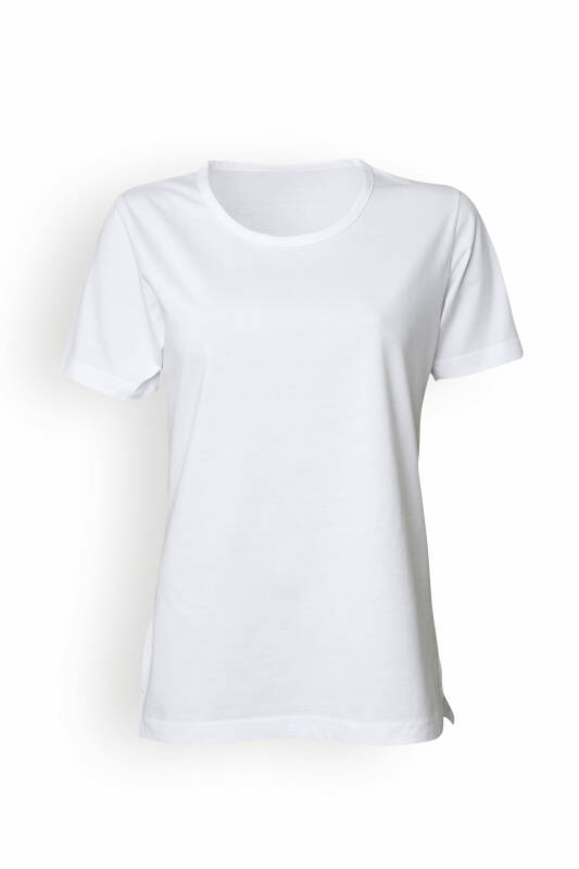 T-shirt Femme adapté au lavage industriel selon EN ISO 15797 - Manche courte blanc