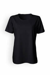 Shirt Damen Industriewäsche geeignet nach EN ISO 15797 - 1/2 Arm schwarz