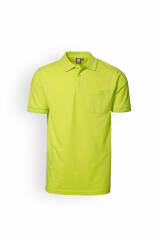 T-shirt Homme en Piqué adapté au lavage industriel selon EN ISO 15797 - Col polo citron vert