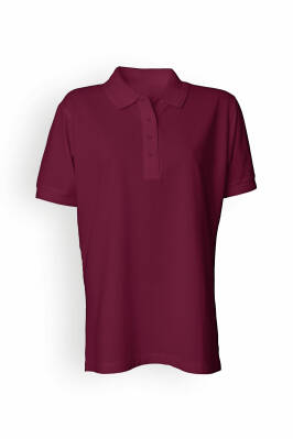 Piqué Shirt Damen Industriewäsche geeignet nach EN ISO 15797 - Polokragen bordeaux