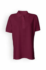 Piqué Shirt Damen Industriewäsche geeignet nach EN ISO 15797 - Polokragen bordeaux