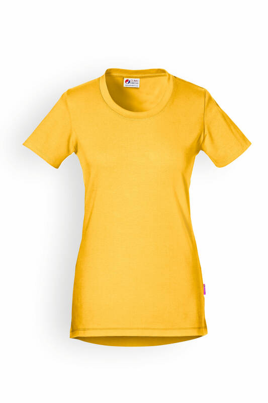 CORE T-shirt Femme - Encolure ronde jaune soleil