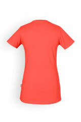 Shirt für Damen Rundhals Mandarinrot