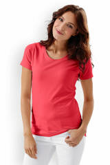 CORE T-shirt Femme - Encolure ronde lipstick