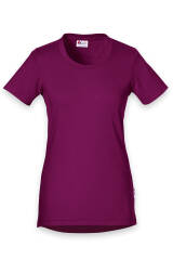 CORE T-shirt Femme - Encolure ronde berry