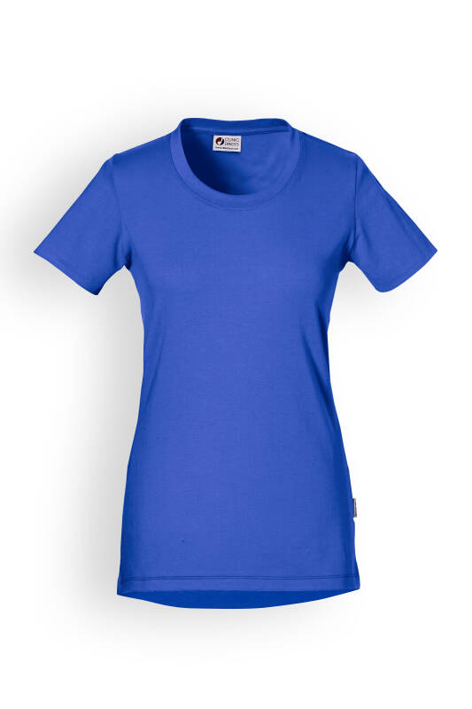 Shirt für Damen Rundhals Königsblau