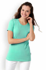 CORE Shirt Damen - Rundhals aquagreen