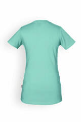 CD ONE shirt dames - ronde hals aquagreen