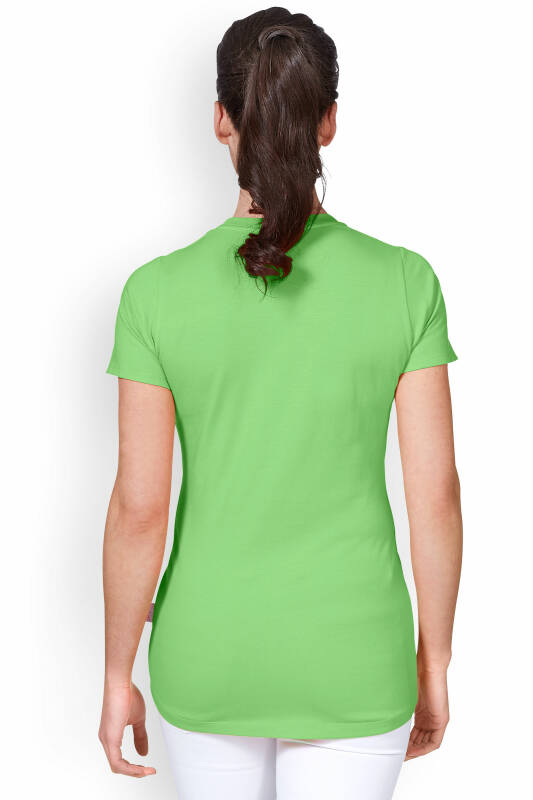 CD ONE Shirt Damen-Rundhals apfelgrün