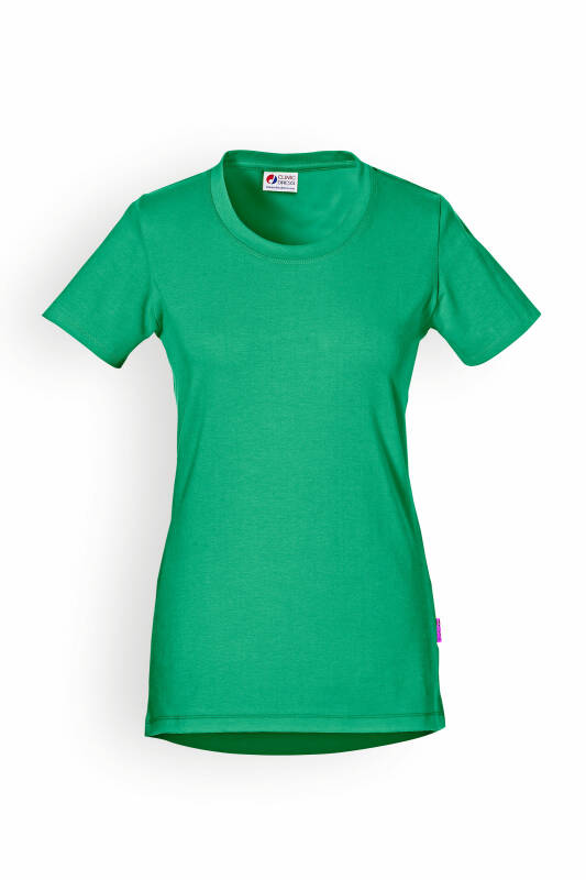 Shirt für Damen Rundhals Irischgrün