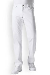 Herrenhose Jeans Weiß 5-Pocket Stretch