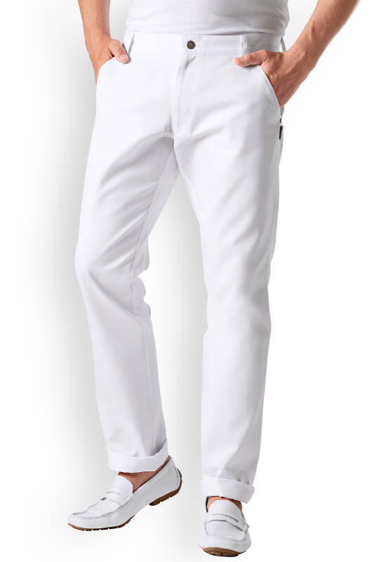 Herren Bekleidung Hosen und Chinos Freizeithosen und Hosen H&M Hose aus Baumwolltwill in Weiß für Herren 