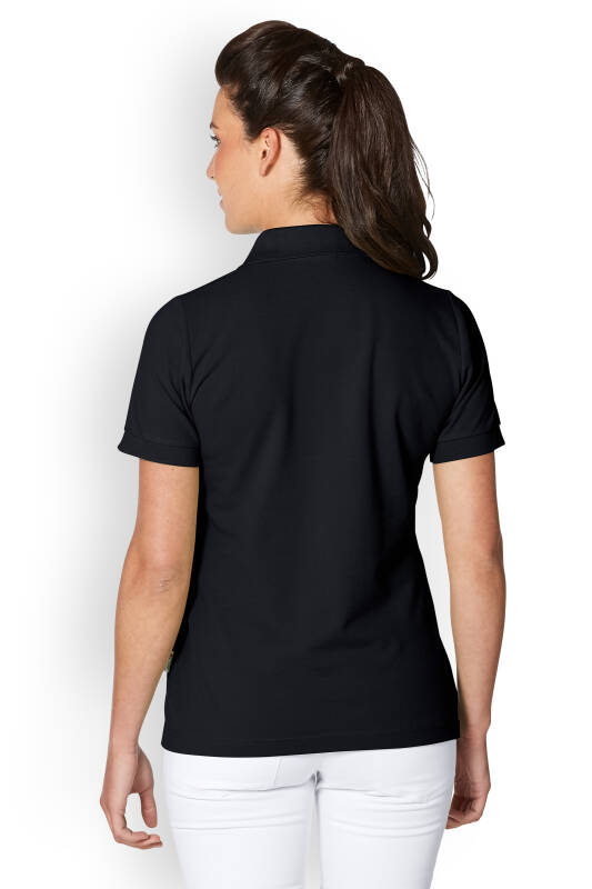 Damen-Poloshirt Schwarz Industriewäsche