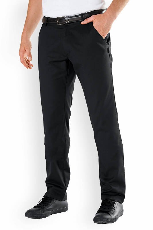 Gastro Pantalon Stretch Homme - Style Chino noir