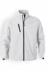 Softshelljacke für Herren Weiss