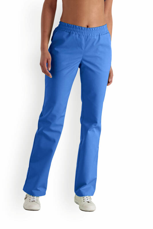 JUST STRONG broek dames - elastische boord koningsblauw