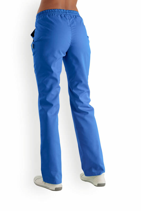 JUST STRONG broek dames - elastische boord koningsblauw