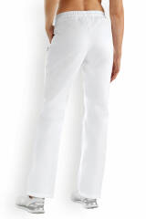 JUST STRONG Pantalon Femme - Ceinture élastiquée blanc