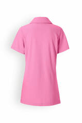 T-shirt long Femme en Piqué - Avec col rose bonbon