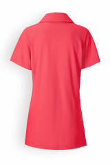 T-shirt long Femme en Piqué - Avec col rose lipstick