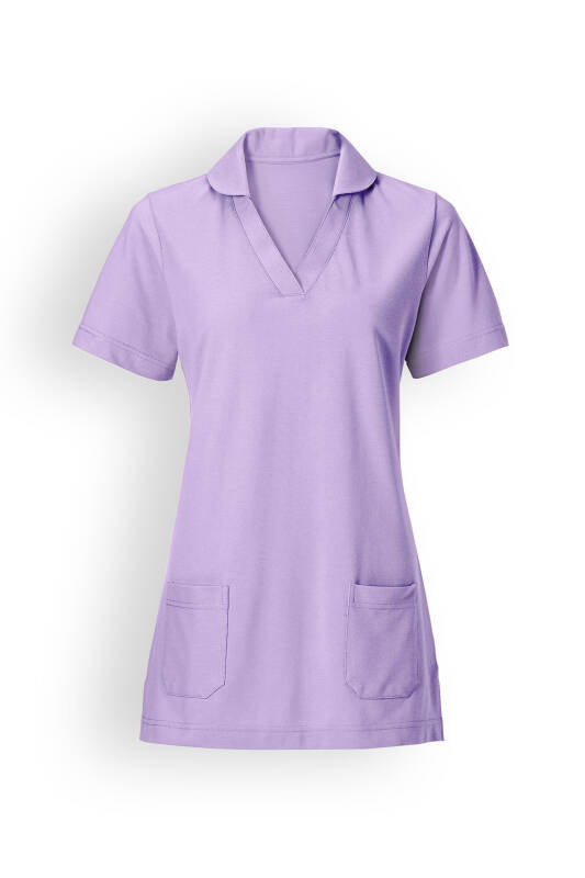 Damen-Longshirt V-Ausschnitt Lavendel