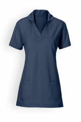 Damen-Longshirt V-Ausschnitt Navy