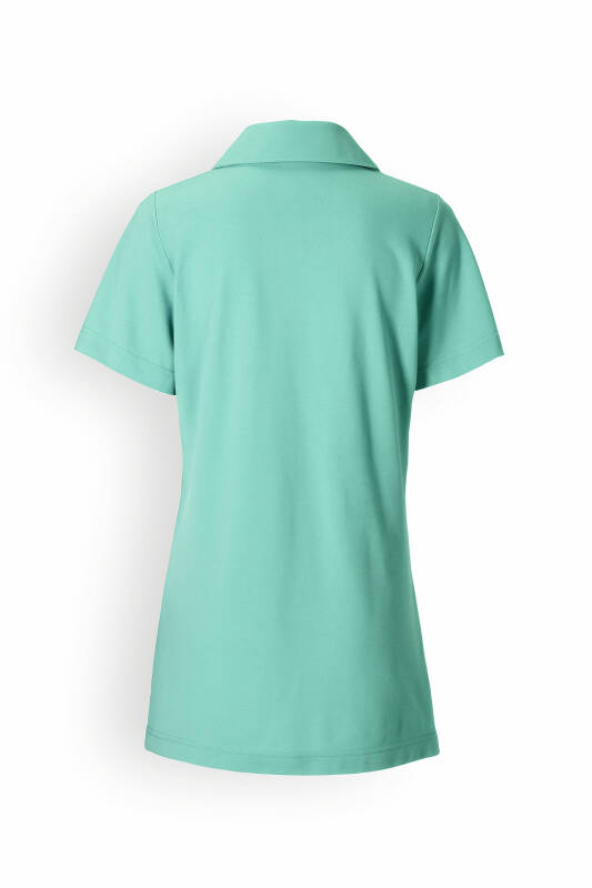 Damen-Longshirt V-Ausschnitt Aqua Green