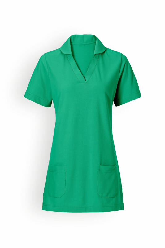 Damen-Longshirt V-Ausschnitt Irischgrün