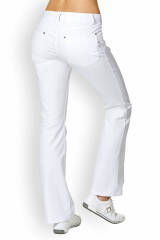 5-Pocket für Damen Weiß 95° CURVED FIT