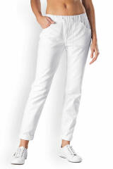 Damen-Stretchhose Weiß 5-Pocket