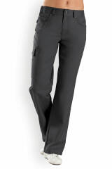 JUST STRONG broek unisex - deels elastische boord antraciet