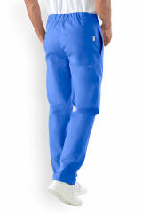 JUST STRONG Pantalon mixte - Ceinture élastiquée bleu roi