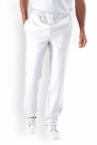 JUST STRONG Pantalon mixte - Ceinture élastiquée blanc