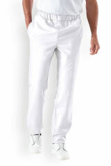 JUST STRONG Pantalon mixte - Ceinture élastiquée blanc