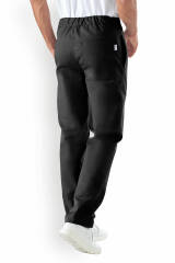 JUST STRONG broek uniseks - elastische boord zwart