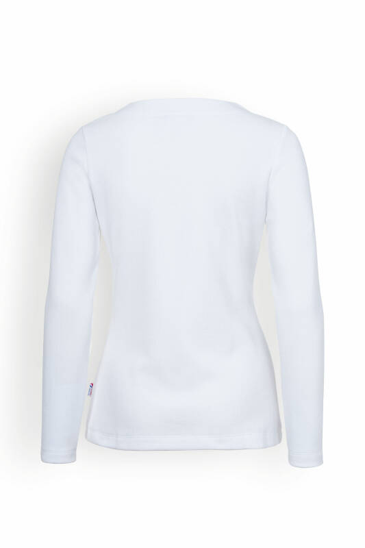 Damen-Jacke Weiß Rippenoptik