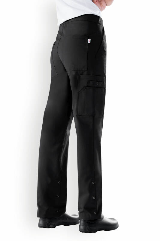 Berufshose mit Beintasche Schwarz Unisex