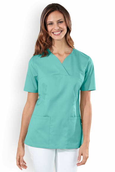CORE Tunique Femme - Décolleté Cœur vert d'eau