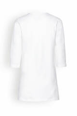 Damen-Longshirt Weiß Taschen