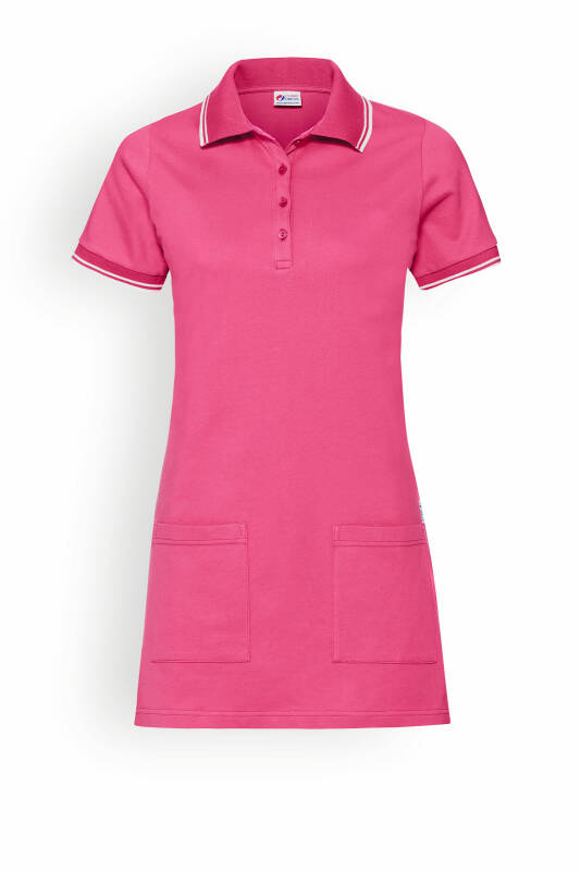 Damen-Longshirt Pink Weiß