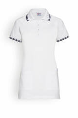 Damen-Longshirt Weiß Navy