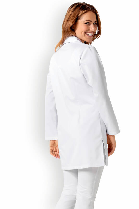 Mantel für Damen Langarm Weiß