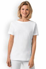 Shirt Damen - 1/2 Arm weiß